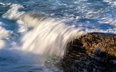 Waves in the Cantabrian sea shooting at slow speed!