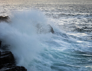 Waves in the Cantabrian sea shooting at slow speed!