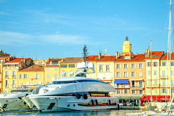 Hafen von Saint Tropez, Côte d'Azur, France 