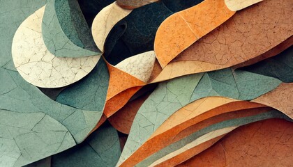 Abtract pattern shape wallpaper designed by Generative AI