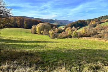 Fototapeta na wymiar landscape in the Strazovske Vrchy mountains