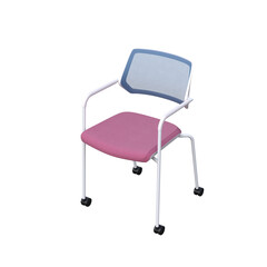 office chair isolate on a transparent background, interior furniture, 3D illustration, cg render