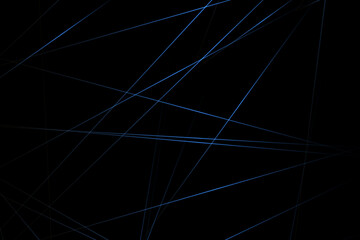Obraz premium Abstract black with blue lines, triangles background modern design. Vector illustration EPS 10.