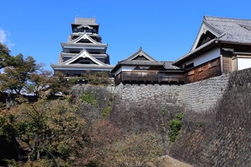 熊本城　天守閣と本丸御殿