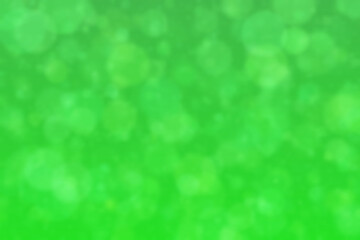 Abstract green background, circle sheped bokeh