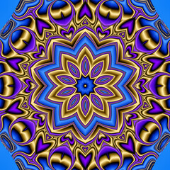 3d effect - abstract polygonal geometric color gradient pattern 