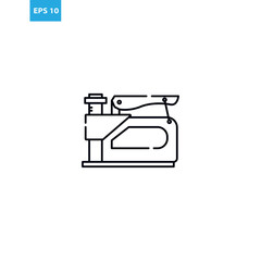 Staple gun outline icon Vector illustration
