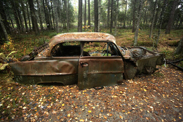 old rusty car