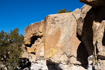 Petroglyphs on Tsankawi trail