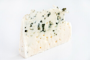 blue cheese on the white