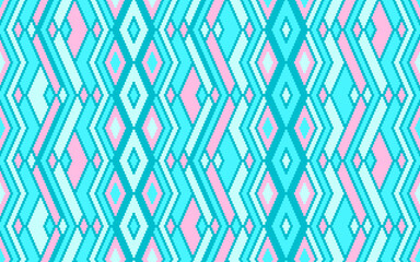 Asymmetric rhombus traditional motifs vector geometric pattern.