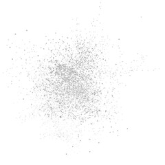 Confetti on white background. Luxury texture. Festive backdrop with glitters. Pattern for work. Print for polygraphy, posters, banners and textiles. Doodle for design. Black and white illustration