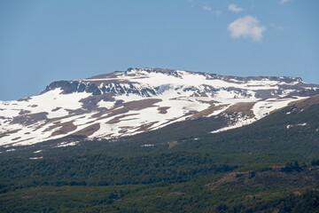Fototapeta premium snow-covered mountain in Patagonia