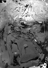 Painting Flow On Surface Monochrome Overlay 28. Great as an overlay and as a background for psychedelic and surreal images.