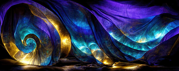 Naklejka premium colorful abstract luxury background as panoramic wallpaper header