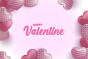 valentines day background with love
