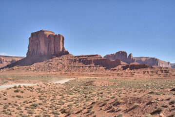 Scenic Views of Monument Valley