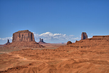 Scenic Views of Monument Valley