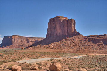 Scenic Views of Monument Valley