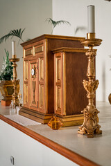 a place for keeping the consecrated Body of the Lord. a holy place in the Catholic Church