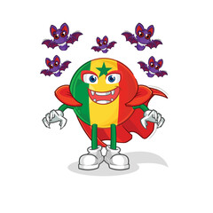 senegal Dracula illustration. character vector