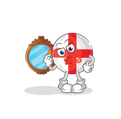 england make up mascot. cartoon vector