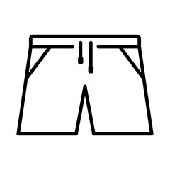 Illustration of Short Pants design Icon