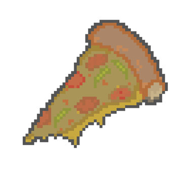 pixel pizza slice 