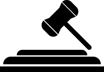 gavel icon vector illustration on white background..eps