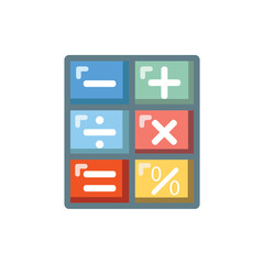 calculator icon design vector template