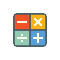 Obraz premium calculator icon design vector template
