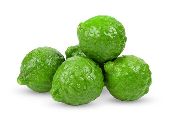 Bergamot fruit isolated on transparent png