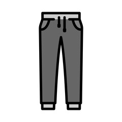 Illustration of Trouser design Icon