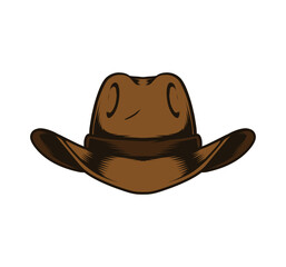 cowboy hat illustration