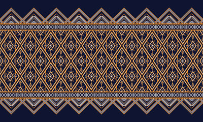Geometric ethnic flower pattern for background,fabric,wrapping,clothing,wallpaper,Batik,carpet,embroidery style.