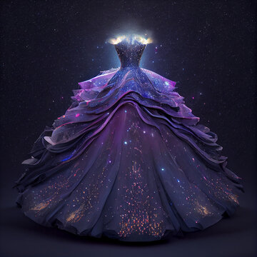 Beautiful Fantasy gown  AI Generated Artwork  NightCafe Creator