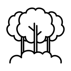 Tree Icon Logo Design Vector Template Illustration Sign And Symbol Pixels Perfect