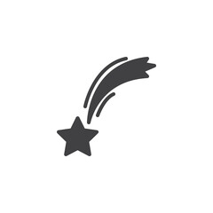 Falling stars vector icon