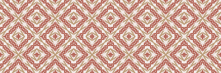 Ikat Seamless Pattern Scandinavian Embroidery, Ikat seamless Digital textile Asian Design for Prints Fabric saree Mughal Swaths texture Kurti Kurtis Kurtas, Motif Batik