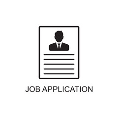 job application icon , business icon