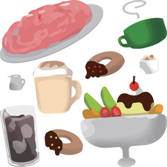 喫茶店のお食事詰め合わせ