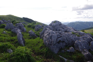 四国カルストの風景,岩が作る大自然