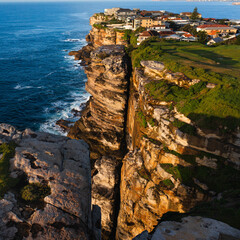 The cliff of Noth Bondi