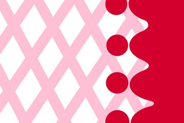 女性　抽象　イラスト