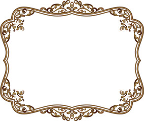 Golden three-dimensional frame