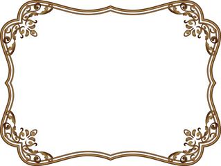 Golden three-dimensional frame