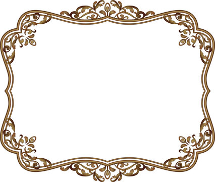 Golden three-dimensional frame