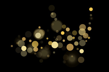 Gold glitter confetti, great design for any purpose. Party decor.