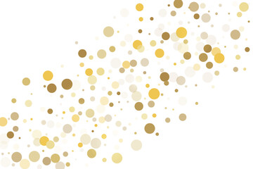 Gold glitter confetti, great design for any purpose. Party decor.