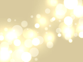 美しくキラキラ輝くゴールドのピンボケライトの背景